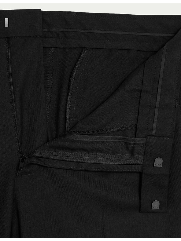 Marks & Spencer Костюмени панталони с класически крой Marks & Spencer черна