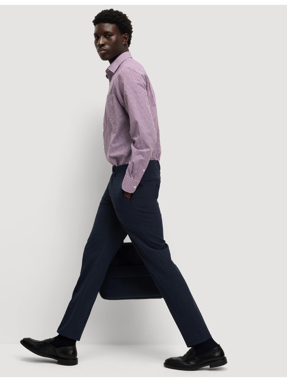 Marks & Spencer Карирани ризи с нормална кройка с лесно гладене, 2 бр. Marks & Spencer в червено