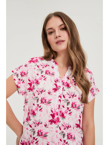Moodo Ризи с цветя фуксия Moodo
