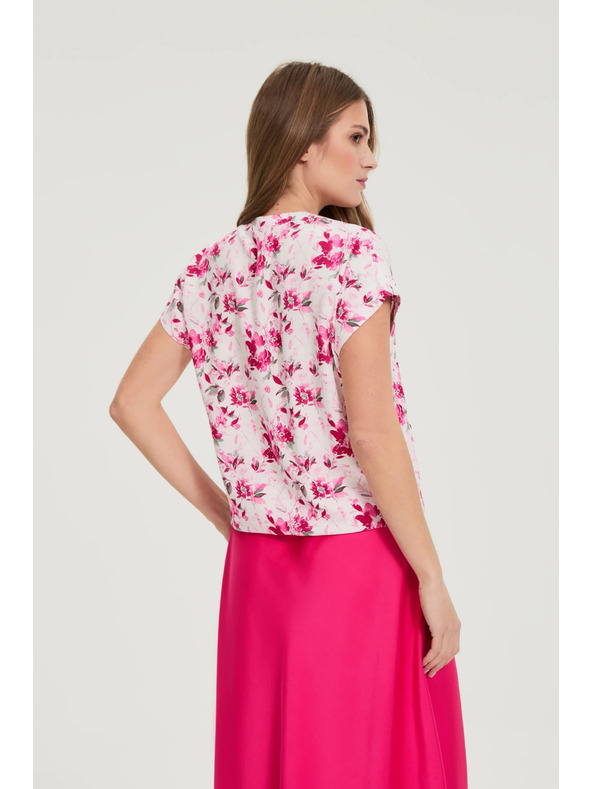 Moodo Ризи с цветя фуксия Moodo