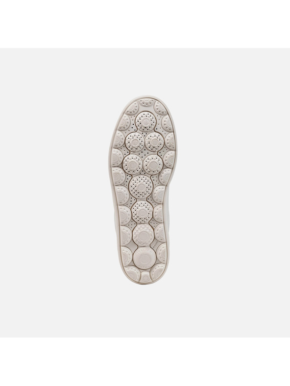 Geox Бели дамски кожени маратонки Geox Spherica Ecub