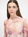 Orsay Розова дамска тениска с дълъг ръкав ORSAY