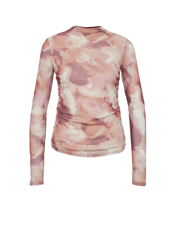 Orsay Розова дамска тениска с дълъг ръкав ORSAY