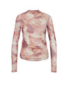 Orsay Розова дамска тениска с дълъг ръкав ORSAY