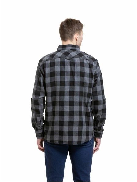 Meatfly Meatfly мъжка риза Kurt Black / Gray