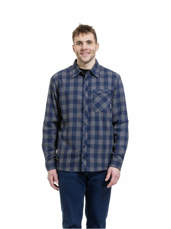 Meatfly Meatfly мъжка риза Kurt Blue / Gray