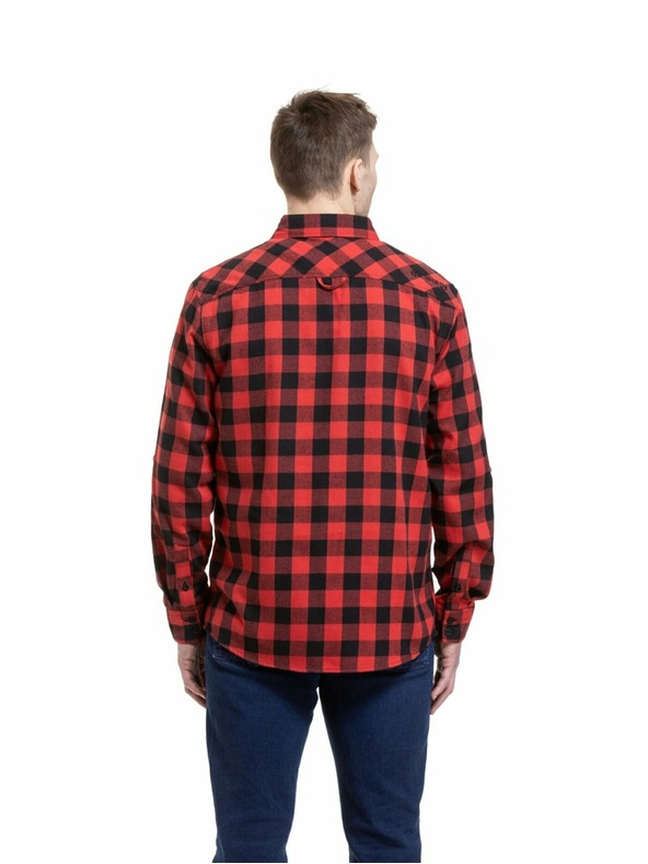 Meatfly Meatfly мъжка риза Kurt Black / Red