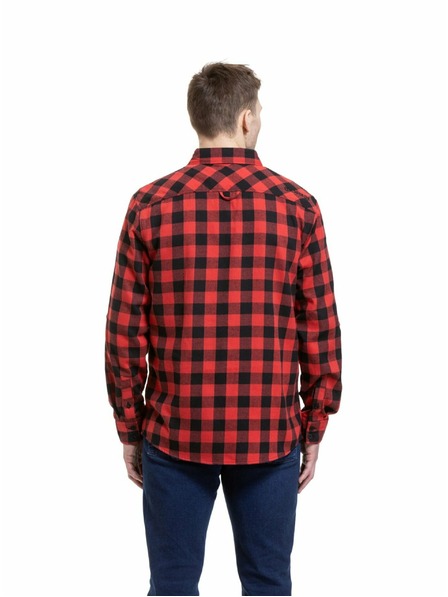 Meatfly Meatfly мъжка риза Kurt Black / Red