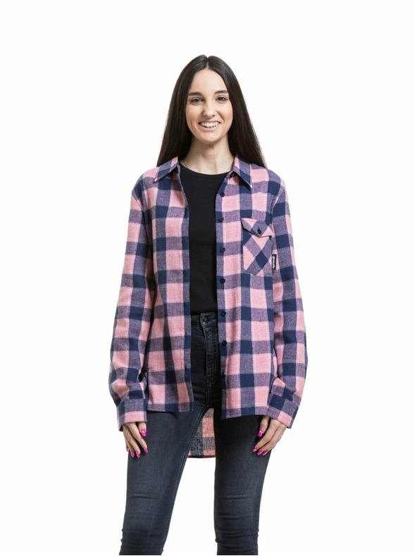 Meatfly Meatfly дамска риза Courtney Blue / Rose