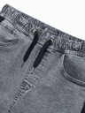 Ombre Clothing Мъжки дънкови къс панталон - сив W363 Ombre Clothing