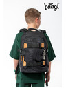 BAAGL  Сива ученическа раница Baagl Skate Darkness