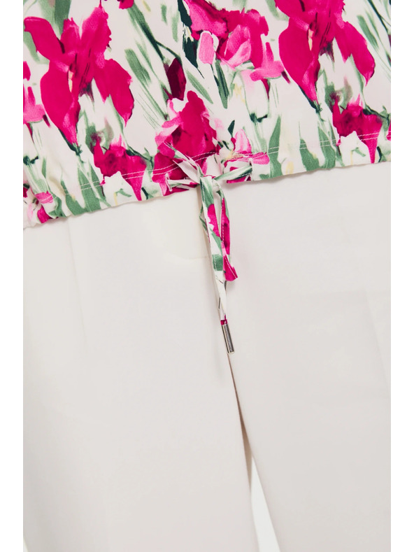 Moodo Риза с къс ръкав фуксия Moodo