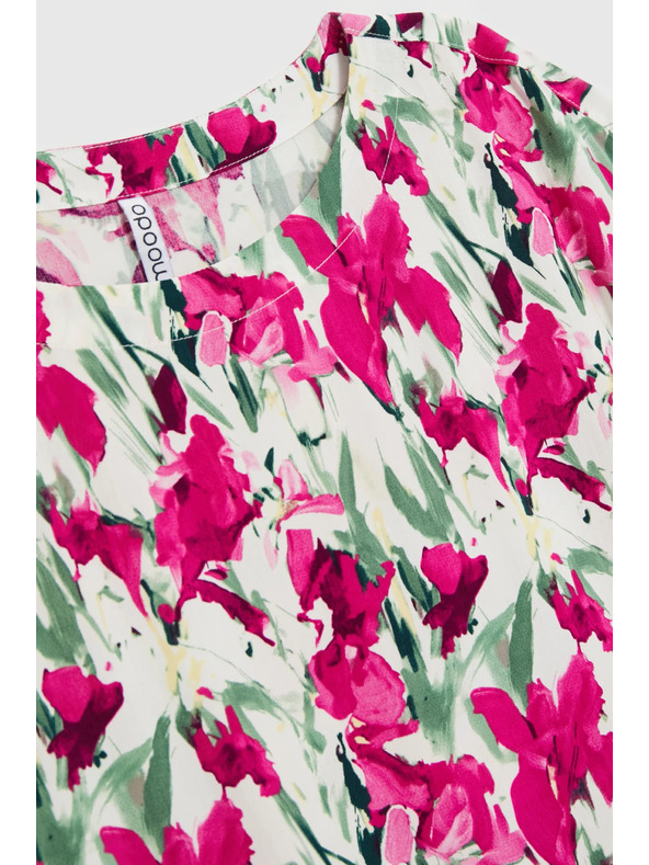 Moodo Риза с къс ръкав фуксия Moodo