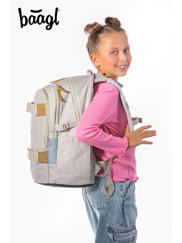 BAAGL  BAAGL SET 5 Skate Mist: раница, пенал, спортна торба, поясна торба, калъф за лаптоп