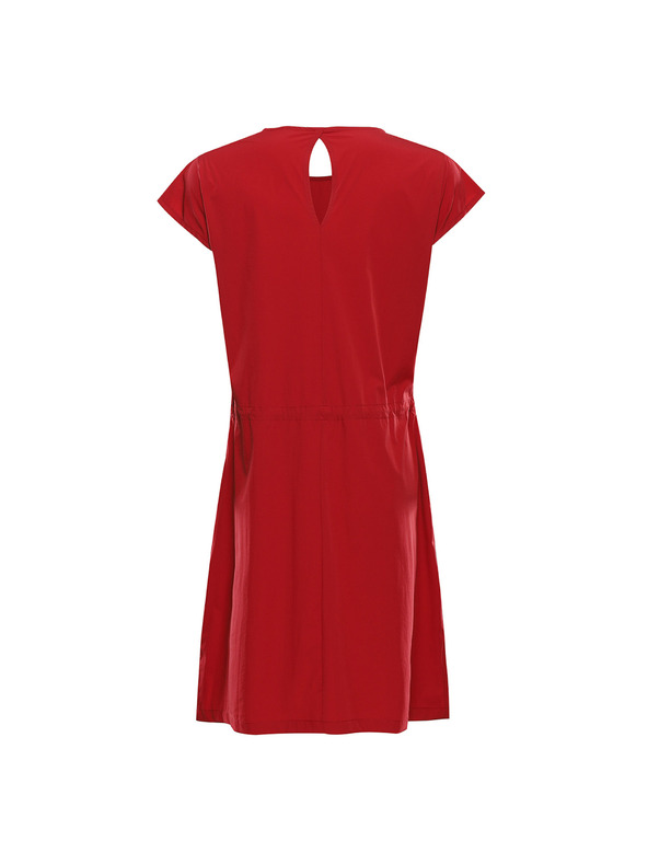 ALPINE PRO Дамска летна рокля от бързосъхнещ материал ALPINE PRO ASEDA cardinal