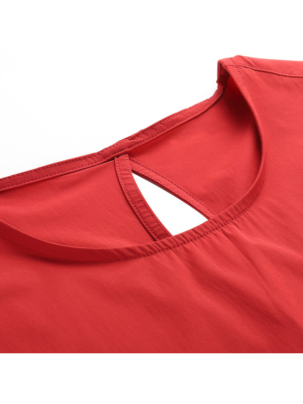 ALPINE PRO Дамска летна рокля от бързосъхнещ материал ALPINE PRO ASEDA cardinal