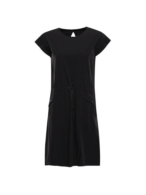 ALPINE PRO Дамска летна рокля от бързосъхнещ материал ALPINE PRO ASEDA black