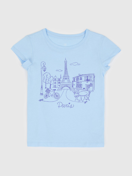 GAP Бебешка тениска с щампа Gap