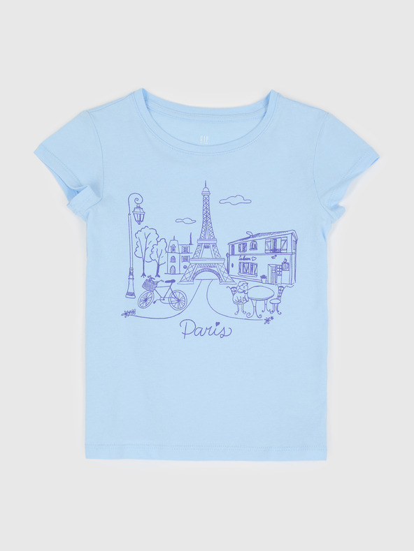 GAP Бебешка тениска с щампа Gap