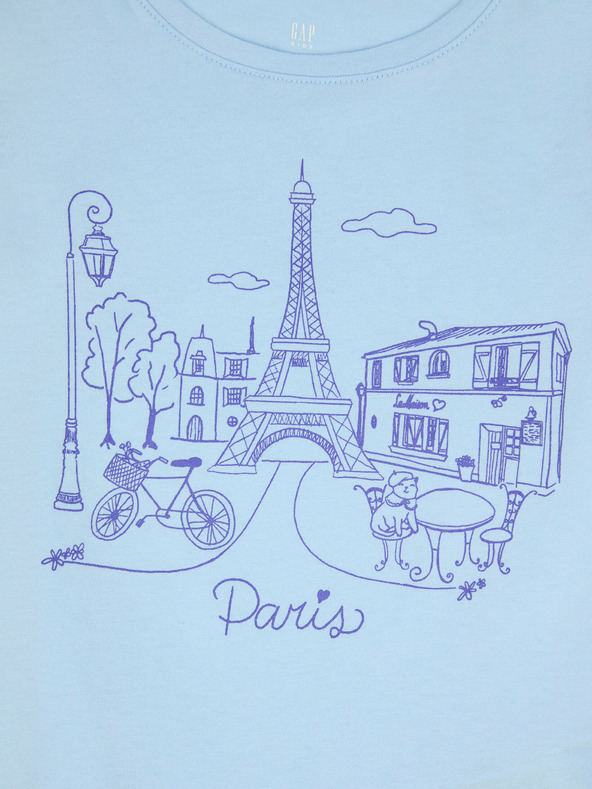 GAP Бебешка тениска с щампа Gap