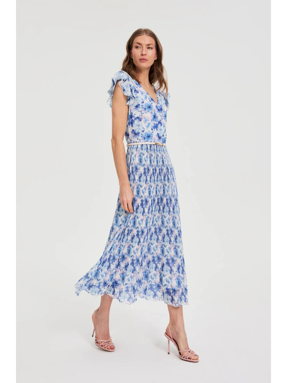 Moodo Миди рокля с цветя Moodo