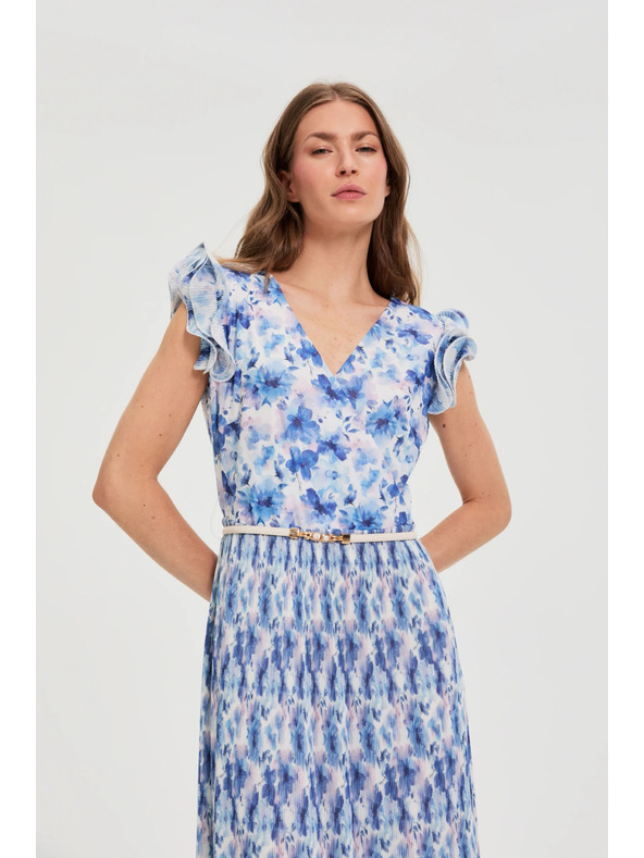 Moodo Миди рокля с цветя Moodo