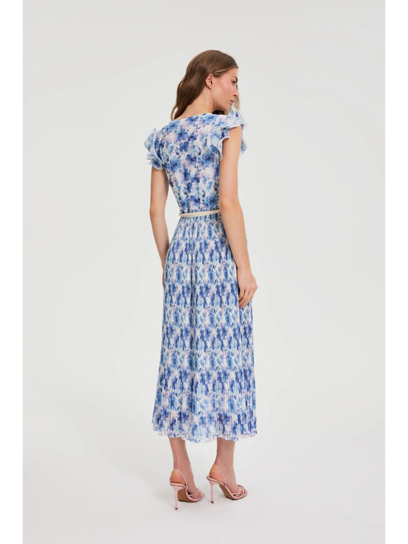 Moodo Миди рокля с цветя Moodo