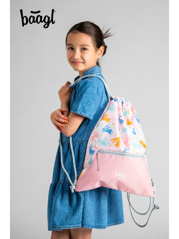 BAAGL  BAAGL SET 5 Zippy Bunny: портфолио, пенал, торба, престилка, портмоне