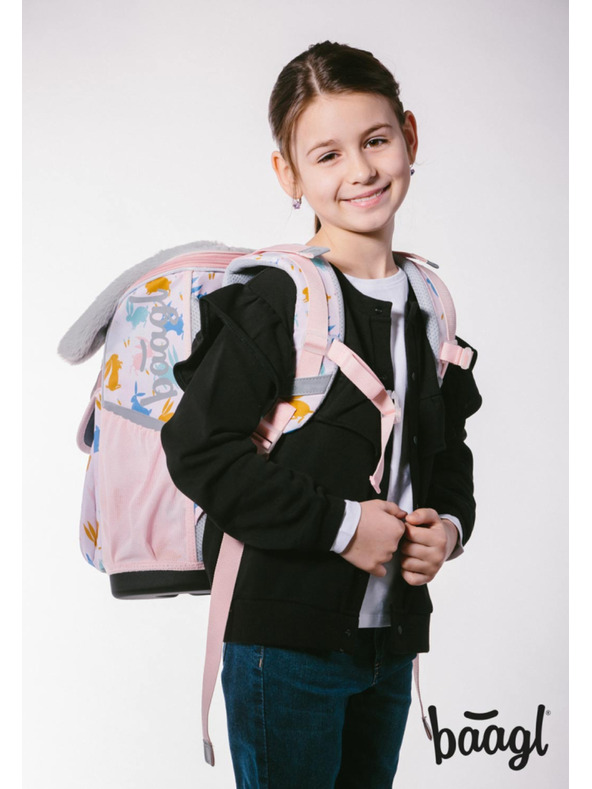 BAAGL  BAAGL SET 5 Zippy Bunny: портфолио, пенал, торба, престилка, портмоне