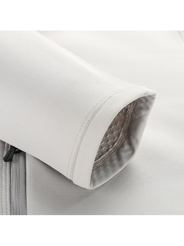 ALPINE PRO Мъжки суитшърт с цип ALPINE PRO MORW dove