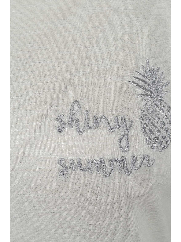 CAMAIEU Кремава тениска CAMAIEU