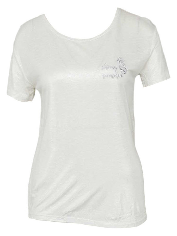 CAMAIEU Кремава тениска CAMAIEU