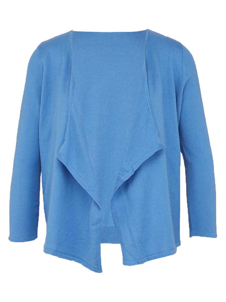 CAMAIEU Син къс кардиган CAMAIEU