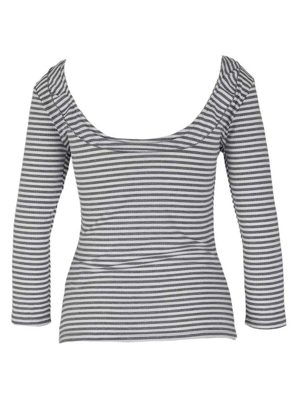 CAMAIEU Раирана тениска с дълъг ръкав CAMAIEU