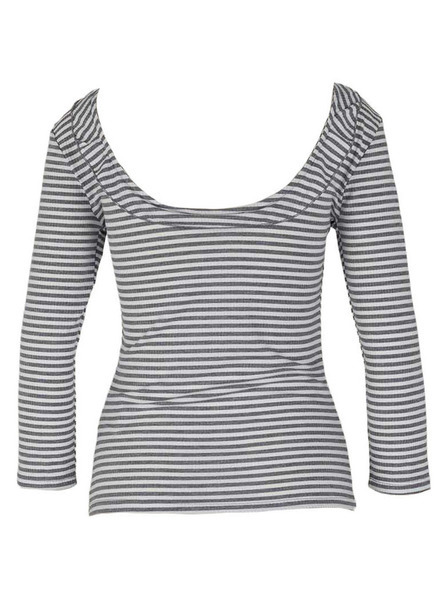 CAMAIEU Раирана тениска с дълъг ръкав CAMAIEU