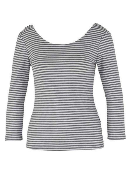 CAMAIEU Раирана тениска с дълъг ръкав CAMAIEU