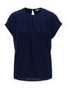 Orsay Тъмносиня дамска тениска с къс ръкав ORSAY
