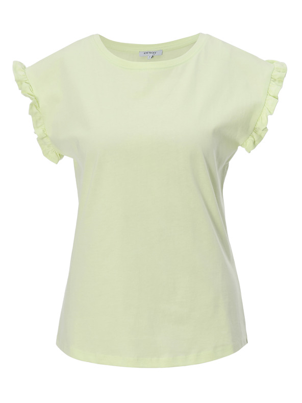 Orsay Светлозелена дамска тениска с къс ръкав ORSAY
