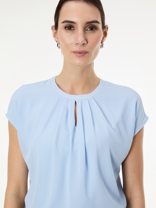 Orsay Светлосиня дамска тениска с къс ръкав ORSAY