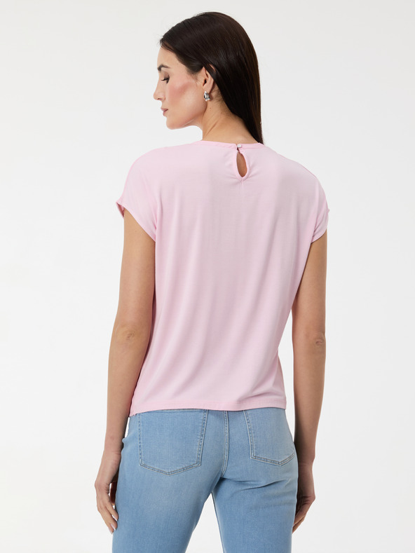 Orsay Розова дамска тениска с къс ръкав ORSAY
