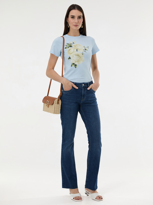 Orsay Светлосиня дамска тениска с принт ORSAY