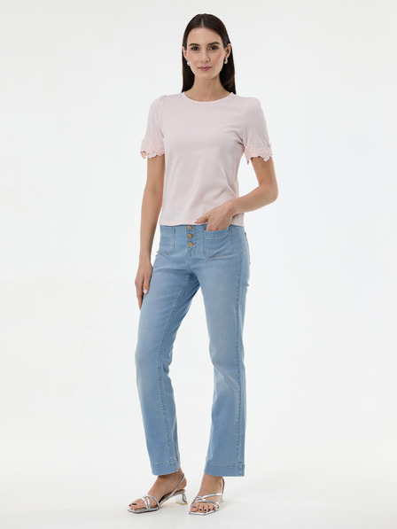 Orsay Розова дамска тениска с къс ръкав ORSAY