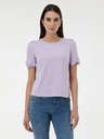 Orsay Светловиолетова дамска тениска с къс ръкав ORSAY