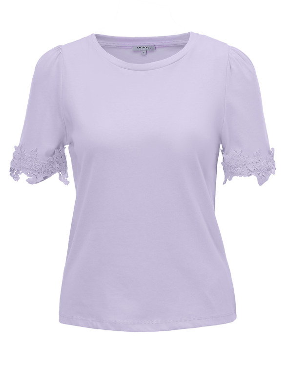 Orsay Светловиолетова дамска тениска с къс ръкав ORSAY