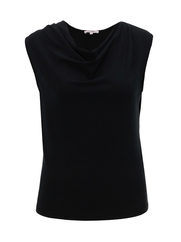 Orsay Черна дамска тениска без ръкави ORSAY