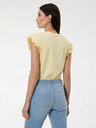 Orsay Жълта дамска тениска с къс ръкав ORSAY