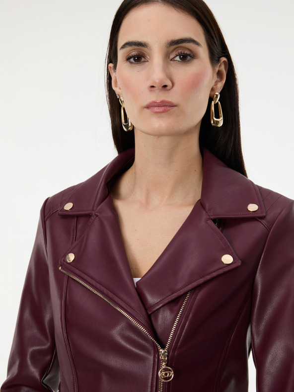 Orsay Дамско яке бордо от изкуствена кожа ORSAY