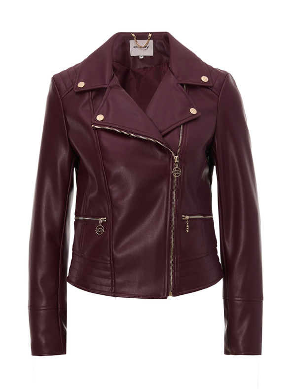 Orsay Дамско яке бордо от изкуствена кожа ORSAY