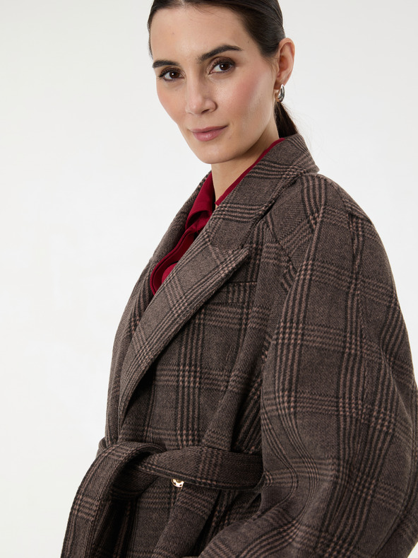 Orsay Кафяво дълго дамско палто ORSAY