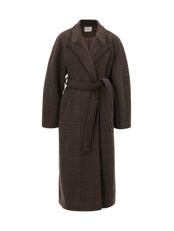 Orsay Кафяво дълго дамско палто ORSAY